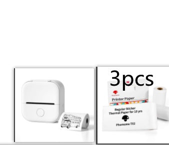 Portable Mini Thermal Label Printer Home Photo Printer Student Wrong Question Printer Bluetooth-compatible Mini Label Printer Price Tag - SD & CO.