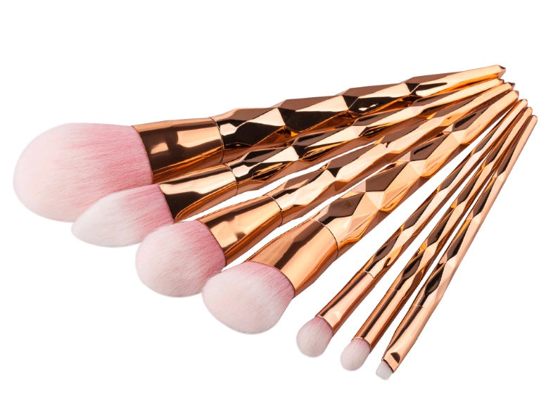 7 makeup brushes, makeup tools, diamond makeup brush foundation brush - SD & CO.