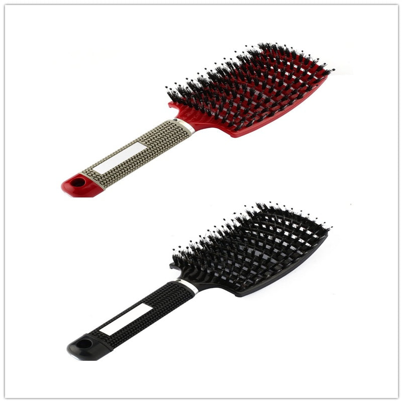 Hairbrush Anti Klit Brushy Haarborstel Women Detangler Hair Brush Bristle Nylon Scalp Massage  Teaser Hair Brush Comb - SD & CO.