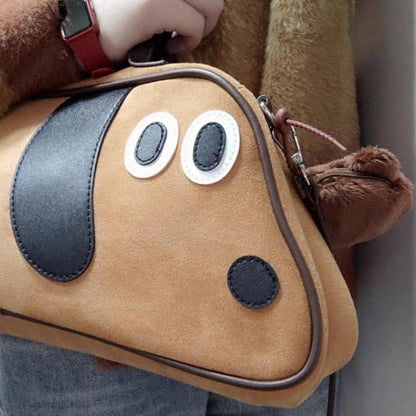 Virtue Pull Sausage Dog Cute Large Capacity Crossbody Shoulder Bag