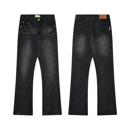Denim Loose Trousers For Men And Women