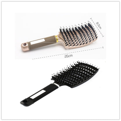Hairbrush Anti Klit Brushy Haarborstel Women Detangler Hair Brush Bristle Nylon Scalp Massage  Teaser Hair Brush Comb - SD & CO.