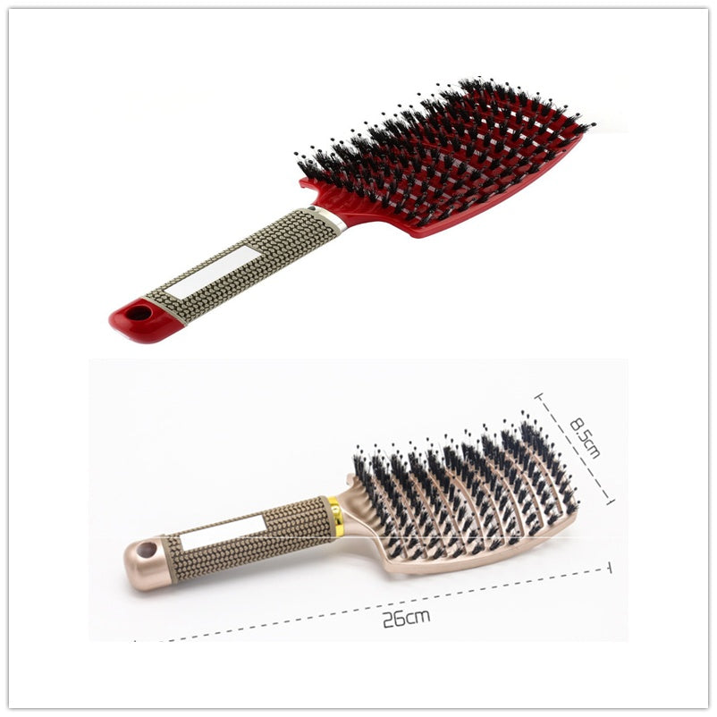 Hairbrush Anti Klit Brushy Haarborstel Women Detangler Hair Brush Bristle Nylon Scalp Massage  Teaser Hair Brush Comb - SD & CO.