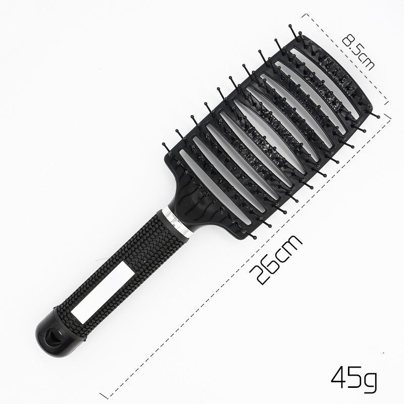 Hairbrush Anti Klit Brushy Haarborstel Women Detangler Hair Brush Bristle Nylon Scalp Massage  Teaser Hair Brush Comb - SD & CO.