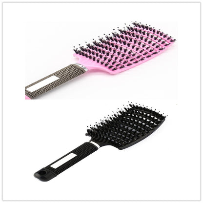 Hairbrush Anti Klit Brushy Haarborstel Women Detangler Hair Brush Bristle Nylon Scalp Massage  Teaser Hair Brush Comb - SD & CO.