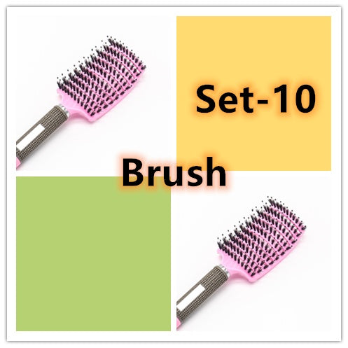 Hairbrush Anti Klit Brushy Haarborstel Women Detangler Hair Brush Bristle Nylon Scalp Massage  Teaser Hair Brush Comb - SD & CO.