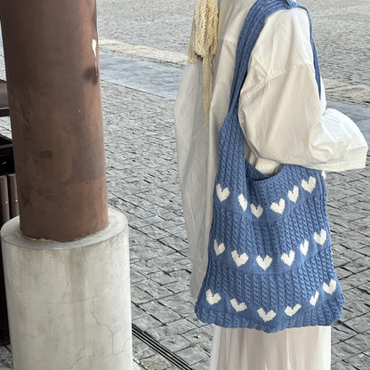 Hand-woven Hollow Shoulder Support Extra Large Bag