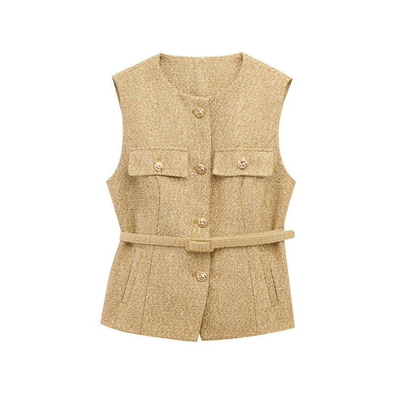 Women's Knit V-neck Vest