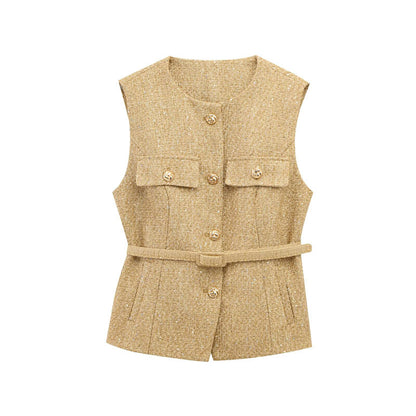 Women's Knit V-neck Vest