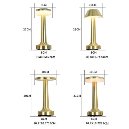 Copy of Bar Table Lamp Led Retro Rechargeable Barbell Small Night Lamp Wireless Touch Dimming Table Lamp Coffee Shop Bedside Lamp