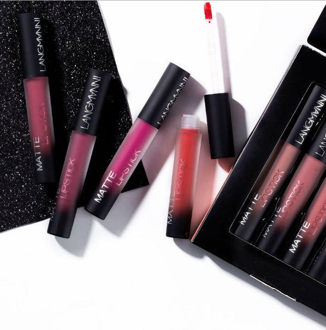 Matte Lipstick Waterproof Long-lasting Velvet Lipstick Set - SD & CO.