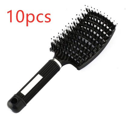 Hairbrush Anti Klit Brushy Haarborstel Women Detangler Hair Brush Bristle Nylon Scalp Massage  Teaser Hair Brush Comb - SD & CO.