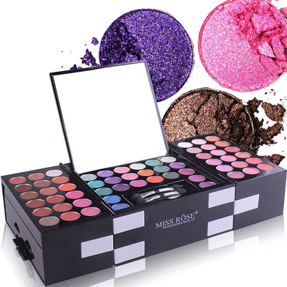 MISS ROSE 144 color 3 color 3 Color Eyeshadow blush eyebrow makeup makeup makeup kit special wholesale - SD & CO.