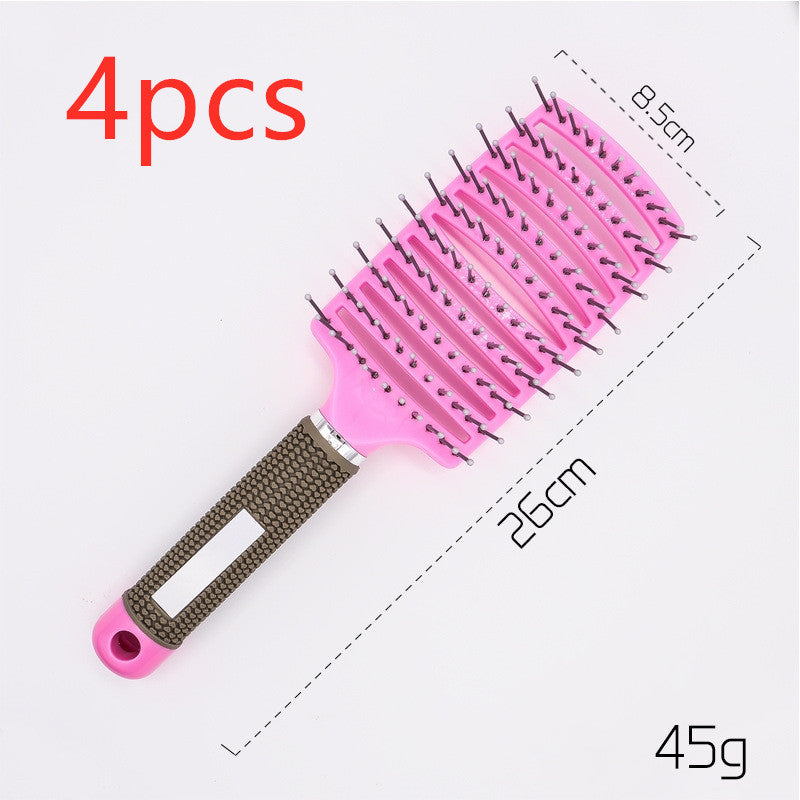 Hairbrush Anti Klit Brushy Haarborstel Women Detangler Hair Brush Bristle Nylon Scalp Massage  Teaser Hair Brush Comb - SD & CO.
