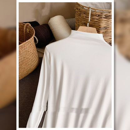 Double-sided Sanding Half Turtleneck Bottoming Shirt