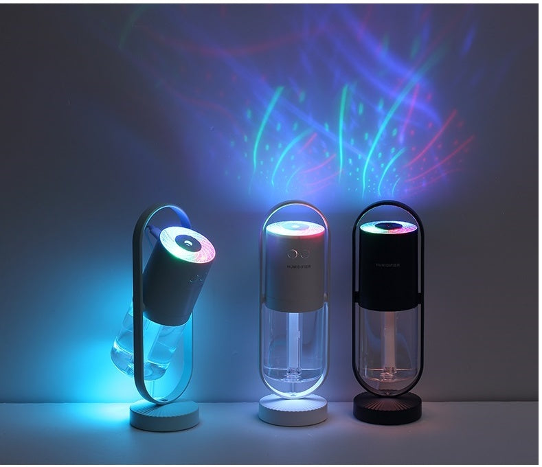 Magic Shadow USB Air Humidifier For Home With Projection Night Lights Ultrasonic Car Mist Maker Mini Office Air Purifier - SD & CO.