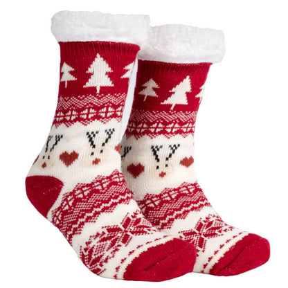 Copy of Christmas Floor Socks Indoor Home Sleep Winter Plush Thick Long Socks Women's Postpartum Socks Anti slip