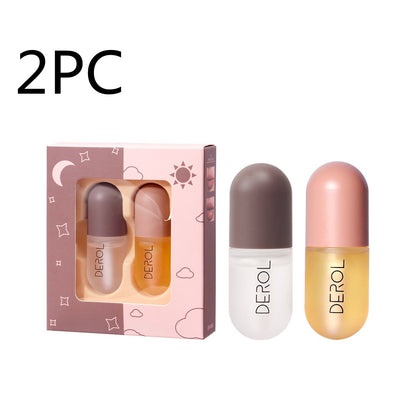 Day Night Instant Volume Lip Plumper Oil Clear Lasting Nourishing Repairing Reduce Lip Fine Line Care Lip Beauty Cosmetic - SD & CO.