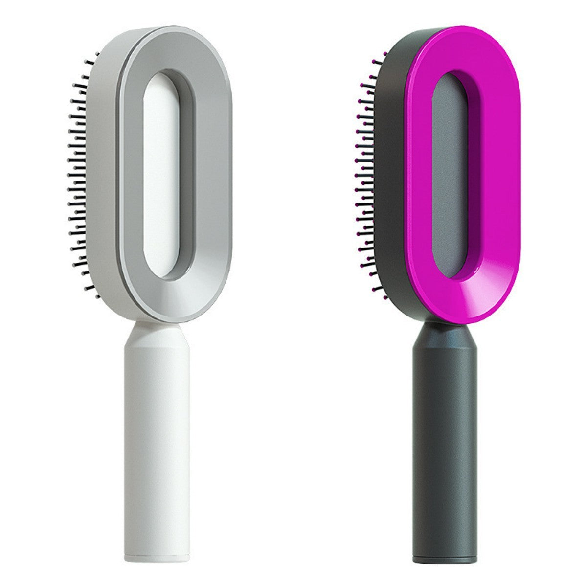Self Cleaning Hair Brush For Women One-key Cleaning Hair Loss Airbag Massage Scalp Comb Anti-Static Hairbrush - SD & CO.