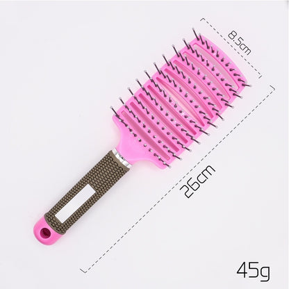 Hairbrush Anti Klit Brushy Haarborstel Women Detangler Hair Brush Bristle Nylon Scalp Massage  Teaser Hair Brush Comb - SD & CO.