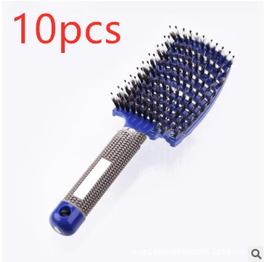 Hairbrush Anti Klit Brushy Haarborstel Women Detangler Hair Brush Bristle Nylon Scalp Massage  Teaser Hair Brush Comb - SD & CO.