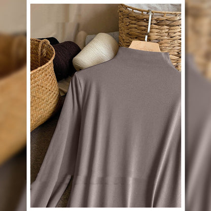 Double-sided Sanding Half Turtleneck Bottoming Shirt
