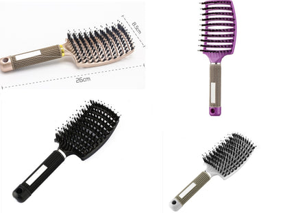 Hairbrush Anti Klit Brushy Haarborstel Women Detangler Hair Brush Bristle Nylon Scalp Massage  Teaser Hair Brush Comb - SD & CO.