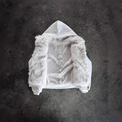 Positive And Negative Wearable Fashion Hooded Cardigan Simple Street Warm And Simple