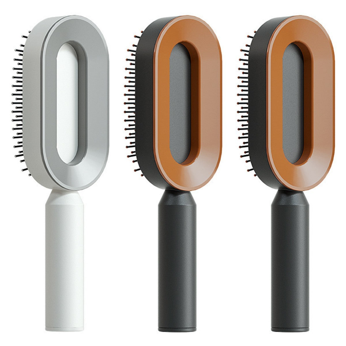 Self Cleaning Hair Brush For Women One-key Cleaning Hair Loss Airbag Massage Scalp Comb Anti-Static Hairbrush - SD & CO.