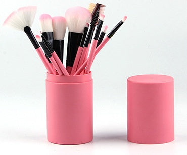 12pcs Makeup Brush Set Blush Eyeshadow Eyelash Highlighter Makeup Brush - SD & CO.