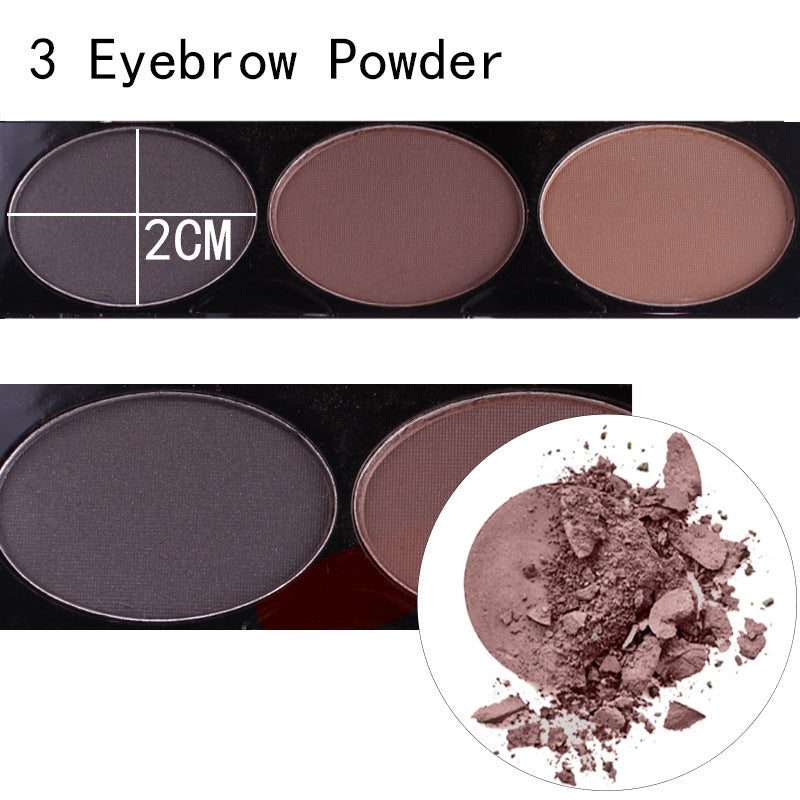 MISS ROSE 144 color 3 color 3 Color Eyeshadow blush eyebrow makeup makeup makeup kit special wholesale - SD & CO.