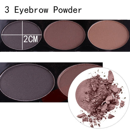MISS ROSE 144 color 3 color 3 Color Eyeshadow blush eyebrow makeup makeup makeup kit special wholesale - SD & CO.