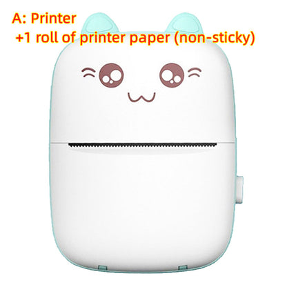Mini Printer Portable Mini Bluetooth WiFi New Wrong Printer Mobile Phone Photo Title Note Hot Print Pocket Student Error Label Printer - SD & CO.