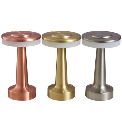 Copy of Bar Table Lamp Led Retro Rechargeable Barbell Small Night Lamp Wireless Touch Dimming Table Lamp Coffee Shop Bedside Lamp