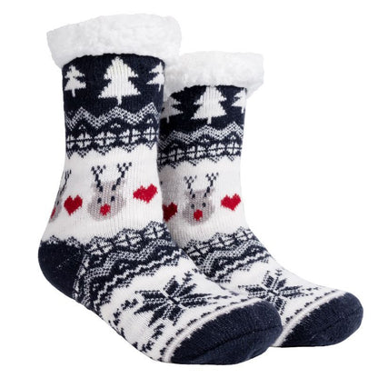 Copy of Christmas Floor Socks Indoor Home Sleep Winter Plush Thick Long Socks Women's Postpartum Socks Anti slip