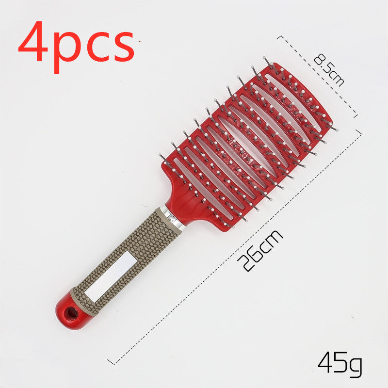 Hairbrush Anti Klit Brushy Haarborstel Women Detangler Hair Brush Bristle Nylon Scalp Massage  Teaser Hair Brush Comb - SD & CO.
