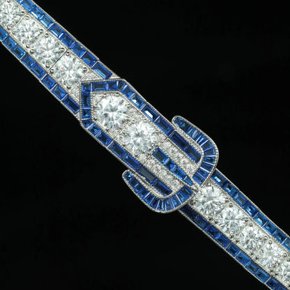 High-carbon Drill 925 Gold-plated Bracelet