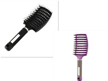 Hairbrush Anti Klit Brushy Haarborstel Women Detangler Hair Brush Bristle Nylon Scalp Massage  Teaser Hair Brush Comb - SD & CO.