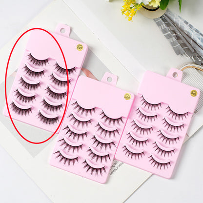 5 Pairs Manga Lashes New Arrival Anime Cosplay Natural Wispy  Korean Makeup Artificial False Eyelashes - SD & CO.
