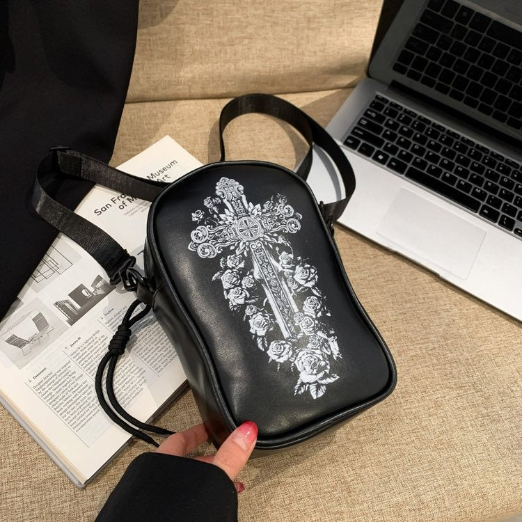 Copy of Fashionable Dark Square Bag Halloween Pumpkin Crossbody Bag Shoulder Bag for Women