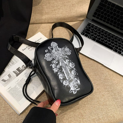 Copy of Fashionable Dark Square Bag Halloween Pumpkin Crossbody Bag Shoulder Bag for Women