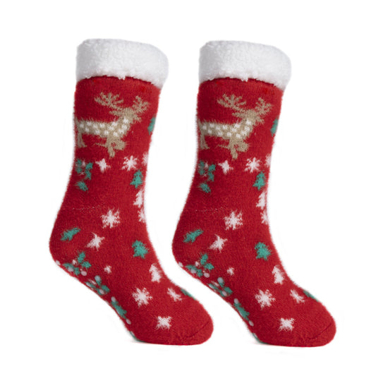 Copy of Christmas Floor Socks Indoor Home Sleep Winter Plush Thick Long Socks Women's Postpartum Socks Anti slip