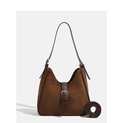 Retro Underarm Bag Large Capacity Portable Shoulder Bag