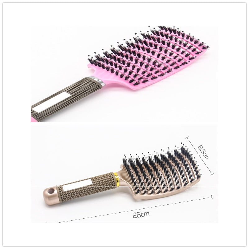 Hairbrush Anti Klit Brushy Haarborstel Women Detangler Hair Brush Bristle Nylon Scalp Massage  Teaser Hair Brush Comb - SD & CO.