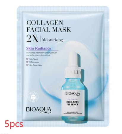 Collagen Face Mask Moisturizing Firming Face Sheet Mask Hyaluronic Acid Facial Masks Beauty Skin Care Gel Skin Care - SD & CO.
