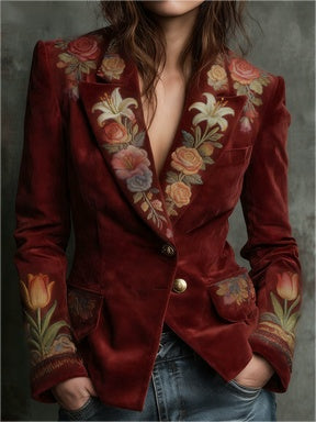 Casual Retro Stand Collar Coat