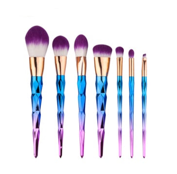 7 makeup brushes, makeup tools, diamond makeup brush foundation brush - SD & CO.