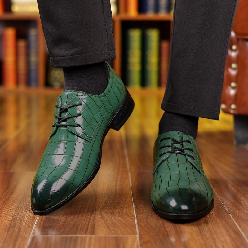 Men's Formal Casual Breathable Pointed Leather Shoes