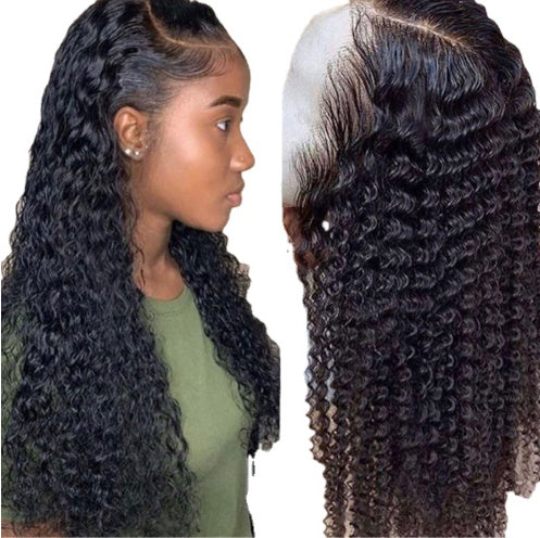 Brazilian Kinky Curly Lace Front Human Hair Wigs - SD & CO.