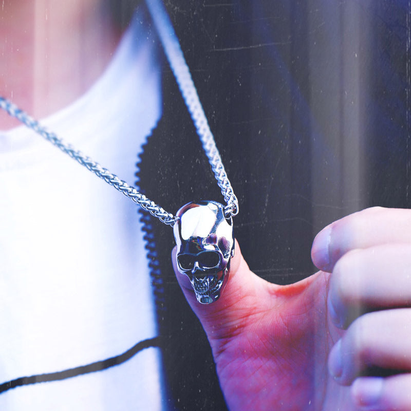 Skull Titanium Steel Pendant